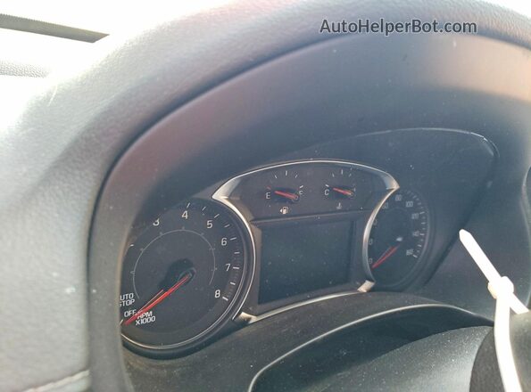 3GKALVEG7RL386788 2024 GMC TERRAIN White Вид щитка приладів