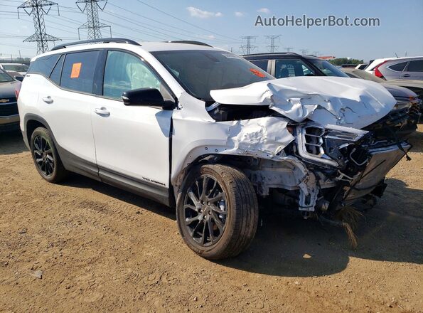 3GKALVEG7RL386788 2024 GMC TERRAIN White Передня права чверть