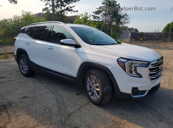 3GKALVEG8RL379154 2024 GMC TERRAIN White Передня права чверть