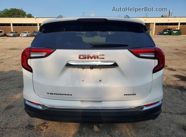 3GKALVEG8RL379154 2024 GMC TERRAIN White Вид ззаду