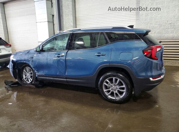 3GKALVEGXRL401543 2024 GMC TERRAIN Blue Tył lewy