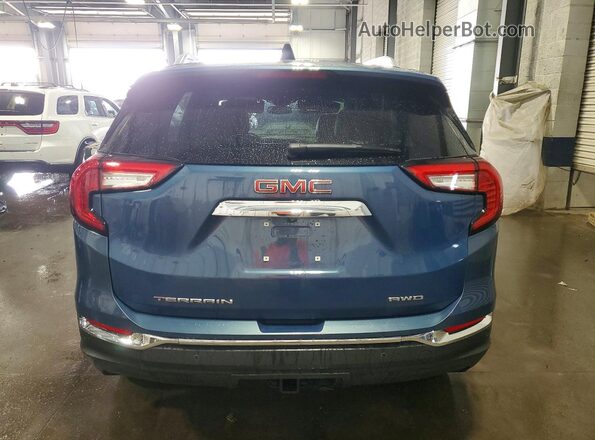 3GKALVEGXRL401543 2024 GMC TERRAIN Blue Widok z tyłu