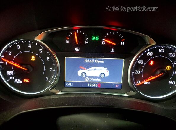 3GKALVEGXRL401543 2024 GMC TERRAIN Blue Widok zestawu wskaźników