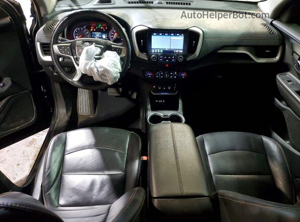 3GKALVEV0JL262767 2018 GMC TERRAIN Black წინა პანელის ხედი