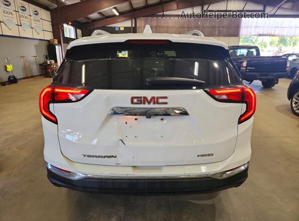 3GKALVEV0LL103542 2020 GMC TERRAIN Белый Вид сзади