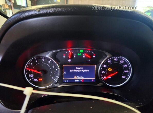 3GKALVEV0LL103542 2020 GMC TERRAIN Белый Вид щитка приборов