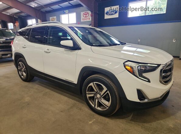 3GKALVEV0LL103542 2020 GMC TERRAIN Белый Передняя правая четверть