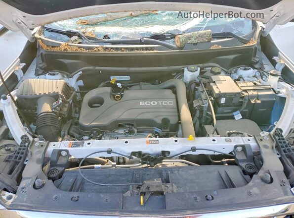 3GKALVEV0ML307095 2021 GMC TERRAIN White ძრავის განყოფილების ხედი