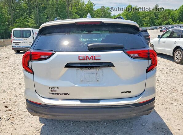 3GKALVEV0ML388227 2021 GMC TERRAIN Silver Rear view