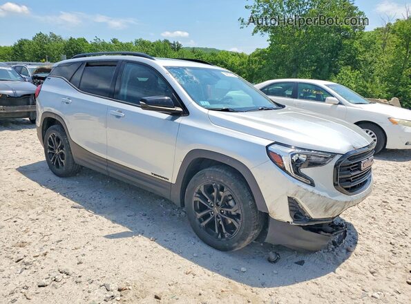 3GKALVEV0ML388227 2021 GMC TERRAIN Silver Front right