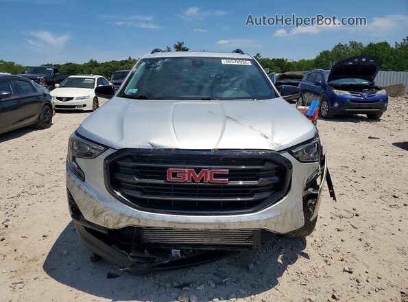 3GKALVEV0ML388227 2021 GMC TERRAIN Silver Front view