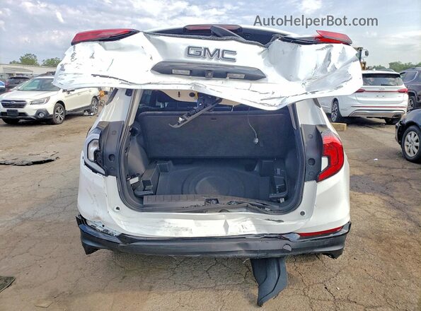 3GKALVEV0ML391029 2021 GMC TERRAIN White Widok z tyłu