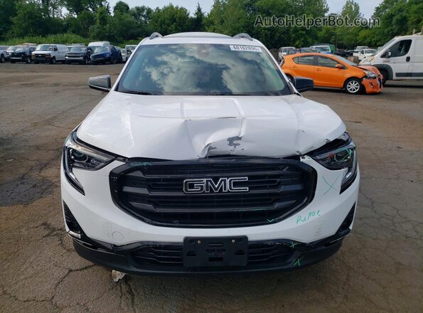 3GKALVEV0ML391029 2021 GMC TERRAIN White Widok z przodu