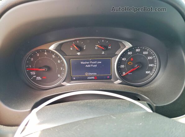 3GKALVEV0ML391029 2021 GMC TERRAIN White Widok zestawu wskaźników