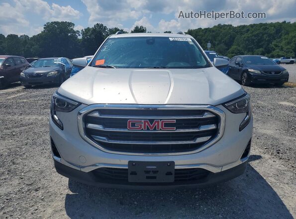 3GKALVEV0ML392486 2021 GMC TERRAIN Silver Front view