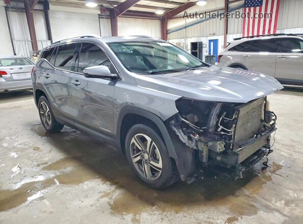 3GKALVEV1JL273695 2018 GMC TERRAIN Gray Przód prawy