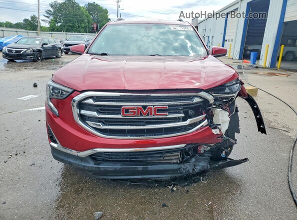 3GKALVEV1KL284682 2019 GMC TERRAIN Red Front view