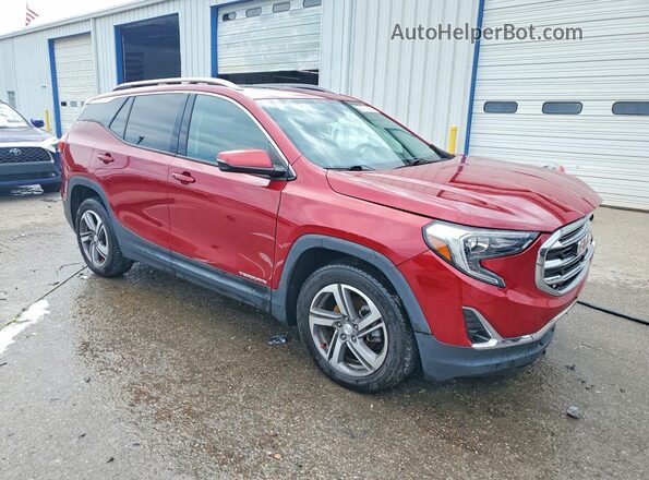 3GKALVEV1KL284682 2019 GMC TERRAIN Red Front right