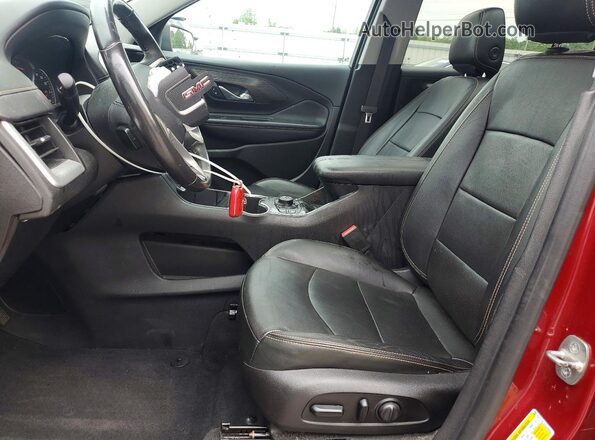 3GKALVEV1KL284682 2019 GMC TERRAIN Red Front interior view