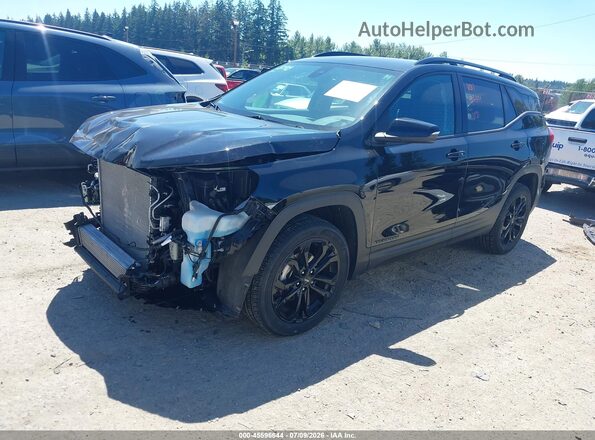 3GKALVEV1ML332801 2021 GMC TERRAIN Black Przód lewy