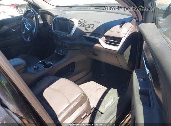 3GKALVEV1ML332801 2021 GMC TERRAIN Black Widok wnętrza z przodu
