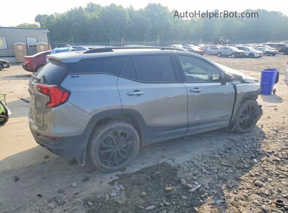 3GKALVEV1ML343975 2021 GMC TERRAIN Серебряный Задняя правая четверть