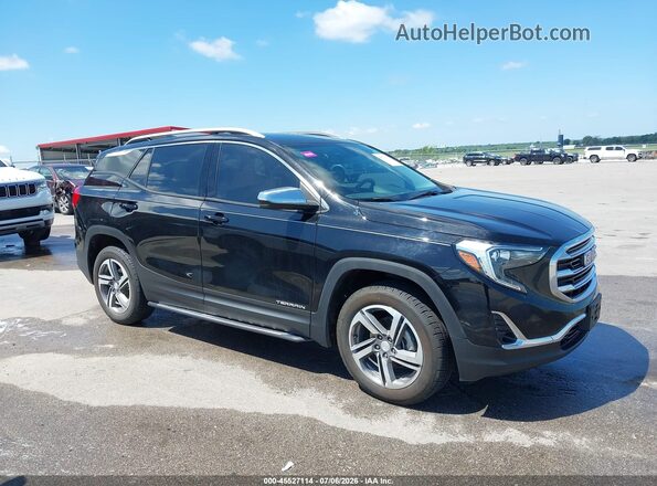 3GKALVEV2JL307031 2018 GMC TERRAIN Black Вид задньої частини салону