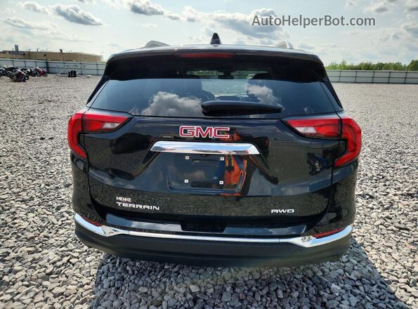 3GKALVEV2ML346464 2021 GMC TERRAIN Black Вид ззаду