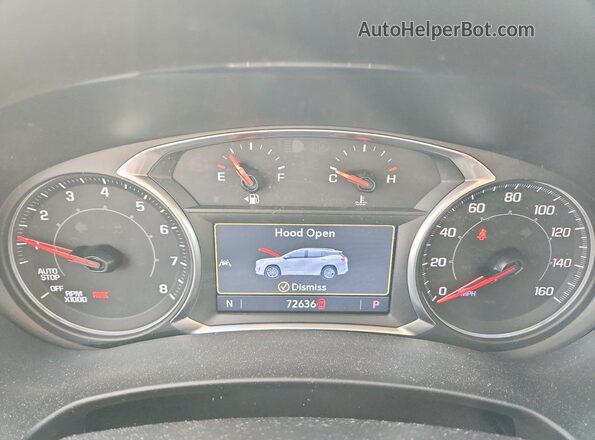 3GKALVEV2ML346464 2021 GMC TERRAIN Black Вид щитка приладів