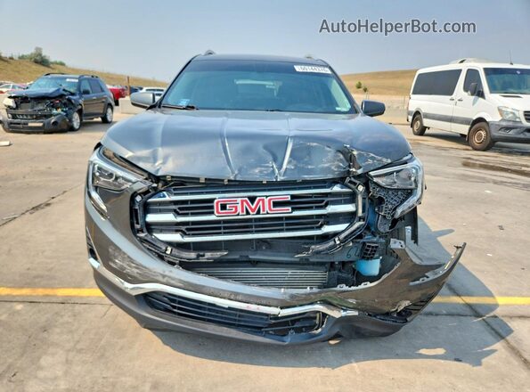 3GKALVEV3JL327417 2018 GMC TERRAIN Gray Front view