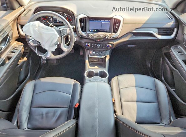 3GKALVEV3JL327417 2018 GMC TERRAIN Gray Dashboard view