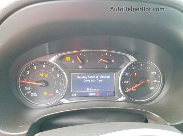 3GKALVEV3LL201948 2020 GMC TERRAIN White Instrument cluster view