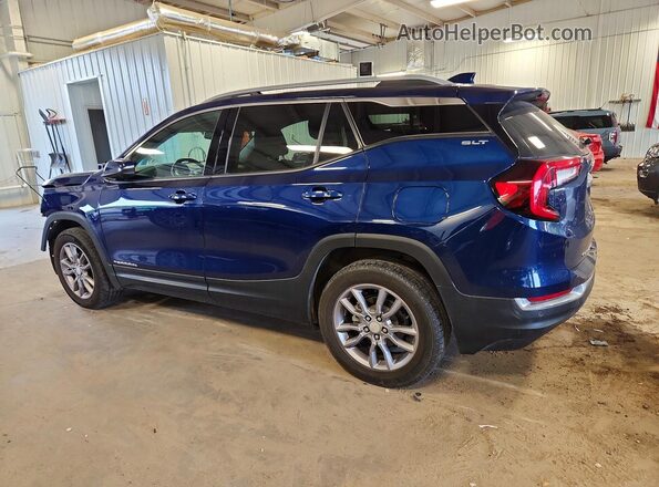 3GKALVEV3NL246679 2022 GMC TERRAIN Blue Tył lewy
