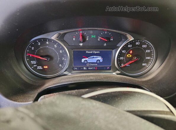3GKALVEV3NL246679 2022 GMC TERRAIN Blue Widok zestawu wskaźników
