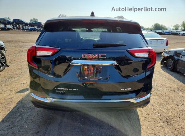 3GKALVEV3NL271677 2022 GMC TERRAIN Black უკანა ხედი
