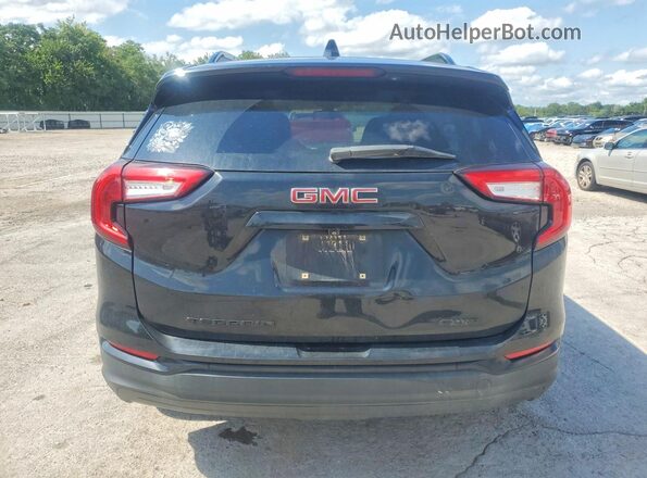 3GKALVEV3NL275227 2022 GMC TERRAIN Black Հետևի տեսք