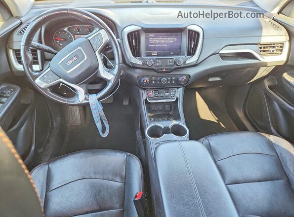 3GKALVEV4KL262031 2019 GMC TERRAIN Gray წინა პანელის ხედი