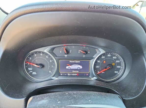 3GKALVEV4KL262031 2019 GMC TERRAIN Gray ხელსაწყოთა პანელის ხედი