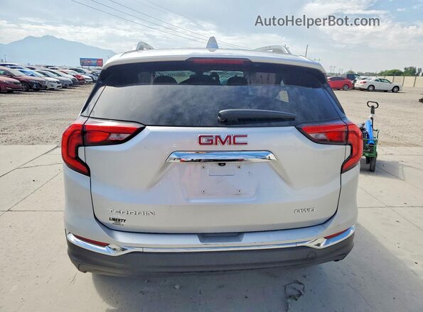3GKALVEV4LL204437 2020 GMC TERRAIN Silver Widok z tyłu