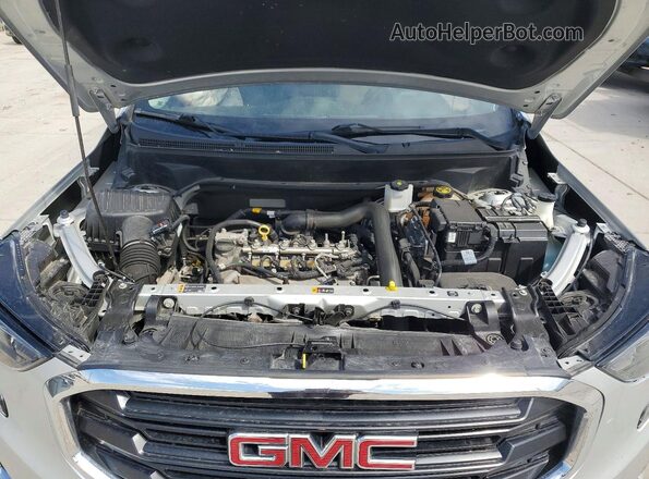 3GKALVEV4LL204437 2020 GMC TERRAIN Silver Widok wnętrza z tyłu