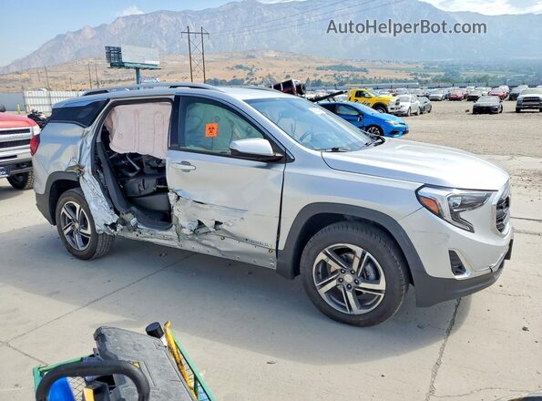3GKALVEV4LL204437 2020 GMC TERRAIN Silver Przód prawy