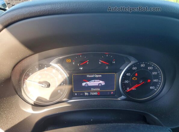 3GKALVEV5KL309664 2019 GMC TERRAIN Blue Вид щитка приладів