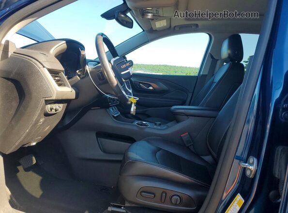 3GKALVEV5KL309664 2019 GMC TERRAIN Blue Вид салону спереду