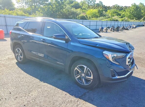 3GKALVEV5KL309664 2019 GMC TERRAIN Blue Передня права чверть