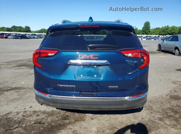 3GKALVEV5KL309664 2019 GMC TERRAIN Blue Вид ззаду