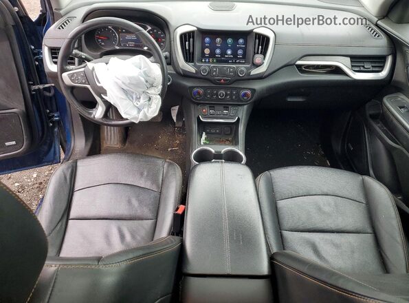 3GKALVEV5ML307643 2021 GMC TERRAIN Blue Vista del salpicadero
