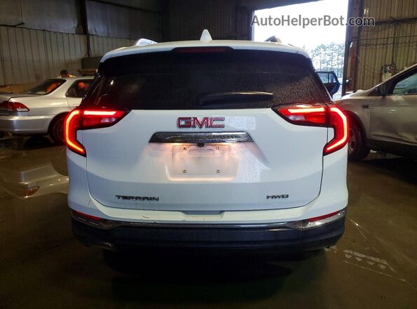 3GKALVEV6KL345718 2019 GMC TERRAIN White Widok z tyłu