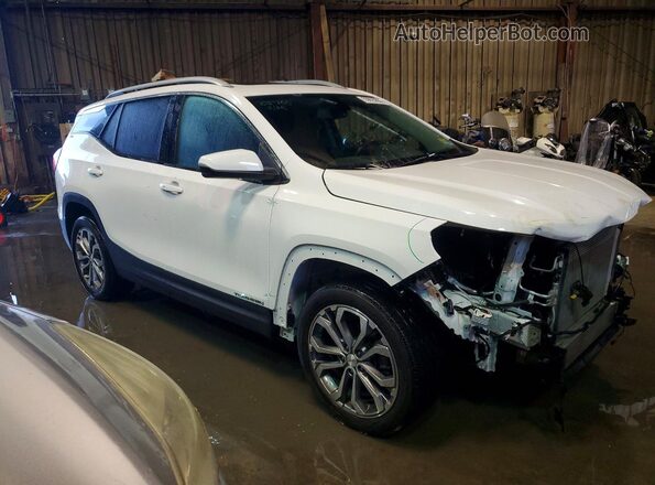3GKALVEV6KL345718 2019 GMC TERRAIN White Przód prawy