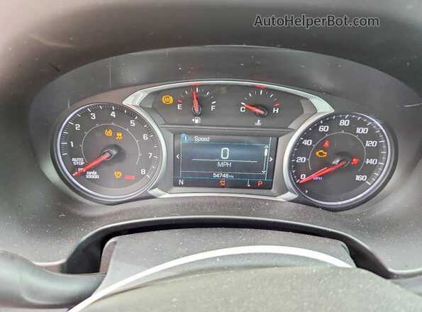 3GKALVEV7JL358587 2018 GMC TERRAIN Red ხელსაწყოთა პანელის ხედი