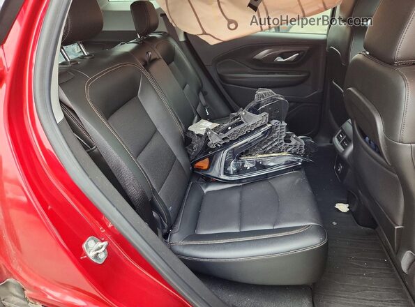 3GKALVEV7JL358587 2018 GMC TERRAIN Red უკანა სალონის ხედი